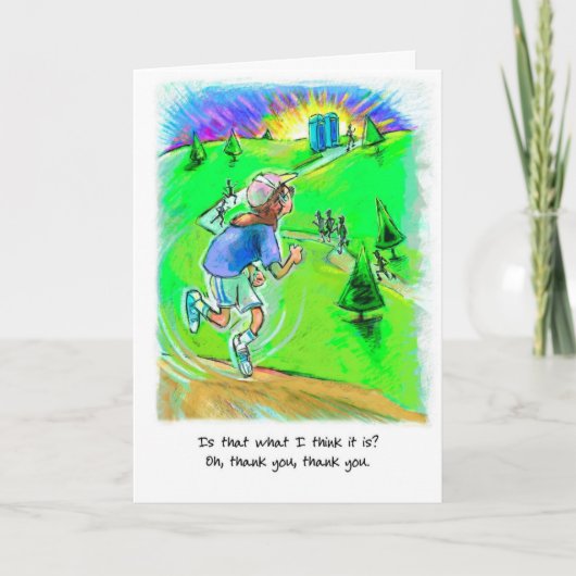 Thank You Runner Card - Race Port-o-Johns サンキューカード (正面)