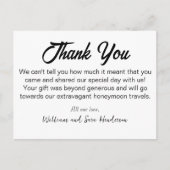 Thank You_sゲスト結婚Thank You Postcard ポストカード (正面)