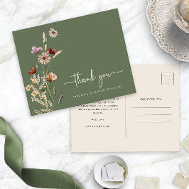 Thank You Sageフローラはがき ポストカード