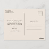 Thank You Sageフローラはがき ポストカード (裏面)