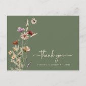 Thank You Sageフローラはがき ポストカード (正面)