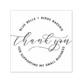 Thank You Script 焼いた Goodsベーカリー事業 セルフインキングスタンプ (デザイン)