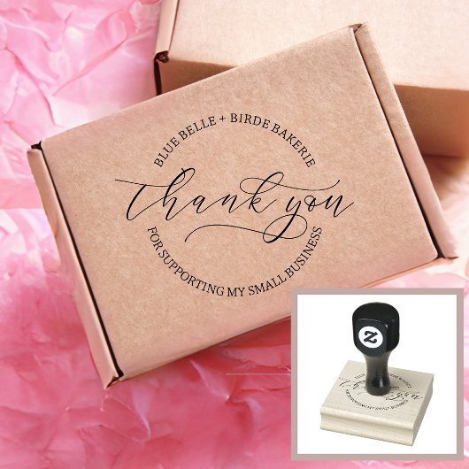 Thank You Script 焼いた Goodsベーカリー事業 ラバースタンプ