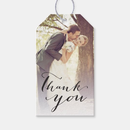 Thank You Script 結婚 Writhl's Giftラベル ギフトタグ (正面)