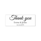 Thank You Script  Wedding Rubber Stamp ラバースタンプ (押印)
