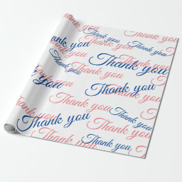 Thank You Script Wrapping Paper ラッピングペーパー