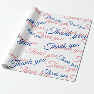 Thank You Script Wrapping Paper ラッピングペーパー