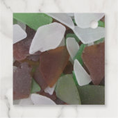 Thank You Sea Glass Photo 感謝してい Multipurpose フェイバータグ (裏面)