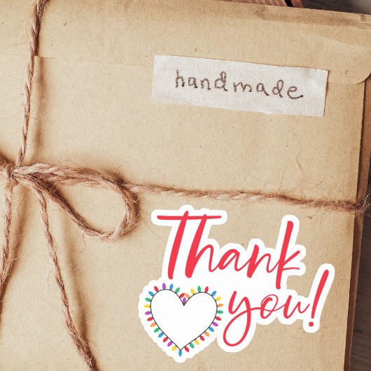 Thank You Small Businessクリスマスステッカー シール