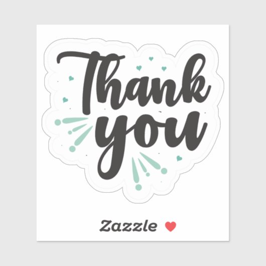 Thank You-Small Businessパッケージ シール (シート)