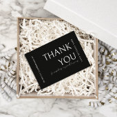 Thank You Small Business モダン Order Insert Card 名刺