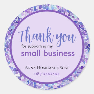 Thank You Small Business Customized Sticker ラウンドシール