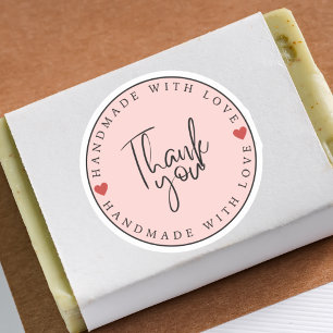 Thank You Small Business Handmade シール