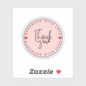 Thank You Small Business Handmade シール (シート)