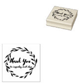Thank You Small Business Rubber and Wood Stamp ラバースタンプ (押印)