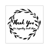 Thank You Small Business Rubber and Wood Stamp ラバースタンプ (インプリント)