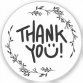 Thank You Smile シール (正面)