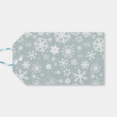 Thank You Snow Muchメッセージカード ギフトタグ (裏面横)