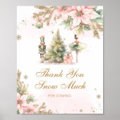 Thank you snow much Winter Onederland birthday ポスター (正面)