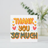 Thank you so much  招待状 (スタンド正面)