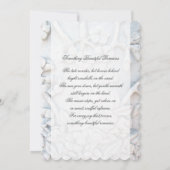 Thank You Soft White Photo Memorial – 詩 サンキューカード (裏面)