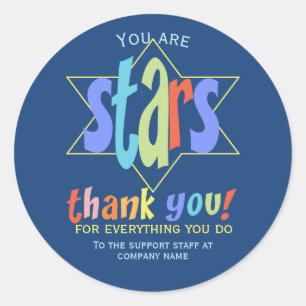 Thank You Staff Group Company ラウンドシール