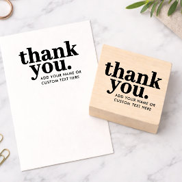 Thank you Stamp | レトロなタイポグラフィ ラバースタンプ