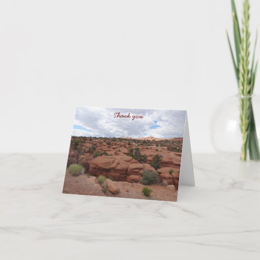 Thank You Stationery - Arches National Park サンキューカード (正面)