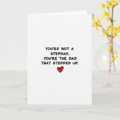 Thank You Stepped Up Dad Card カード (黄色い花)