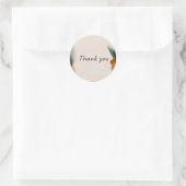 'Thank you' sticker  ラウンドシール (バッグ)