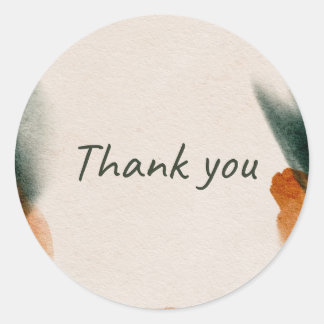 'Thank you' sticker  ラウンドシール