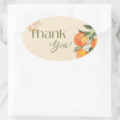 Thank you sticker 楕円形シール (バッグ)