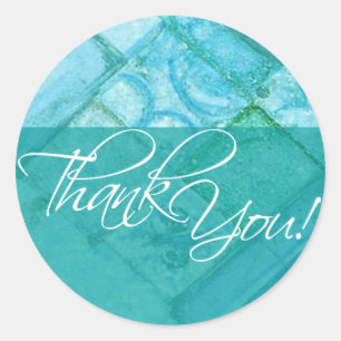 Thank You Sticker (Fiesta) ラウンドシール