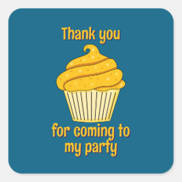 Thank you sticker for Party Bags スクエアシール