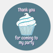 Thank you sticker for Party Bags