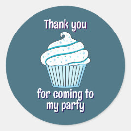 Thank you sticker for Party Bags ラウンドシール