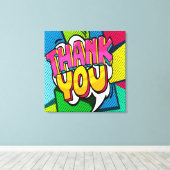 THANK YOU Streted Canvas Print キャンバスプリント (インサイチュ (ウッドフロア))