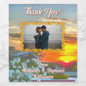 Thank You Sunset 2295 ワインラベル (シングルラベル)