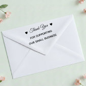 Thank You Supporting Our Small Business セルフインキングスタンプ