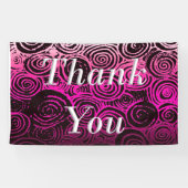 Thank You Swirlsピンク 横断幕 (横)