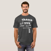 thank you tシャツ (正面フル)