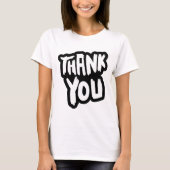 Thank You T-Shirt – Simple & Kind Graphic Tee Tシャツ (正面)