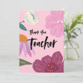 Thank You Teacher Card 招待状 (スタンド正面)