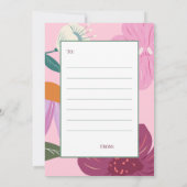 Thank You Teacher Card 招待状 (裏面)