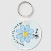 Thank You Teacher Keychain – “Helping Me Bloom”  キーホルダー (正面)