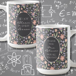 Thank You Teacher Mug | 名前入りギフト コーヒーマグカップ