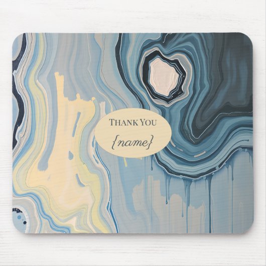 Thank You Teacher Personalized Marble  マウスパッド (正面)