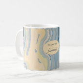 Thank You Teacher Personalized Marble Mug コーヒーマグカップ (正面左)