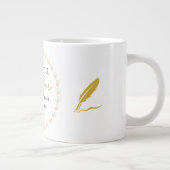 Thank You Teacher – Personalized Name Mug Gift ジャンボコーヒーマグカップ (右)