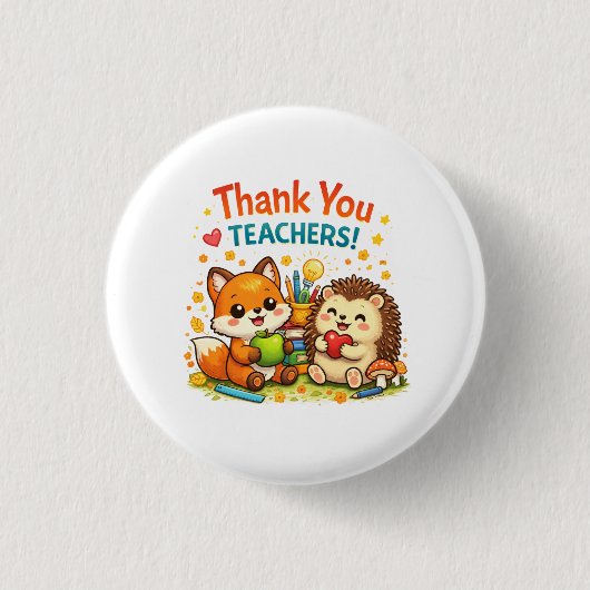 Thank You Teachers Button  缶バッジ (正面)